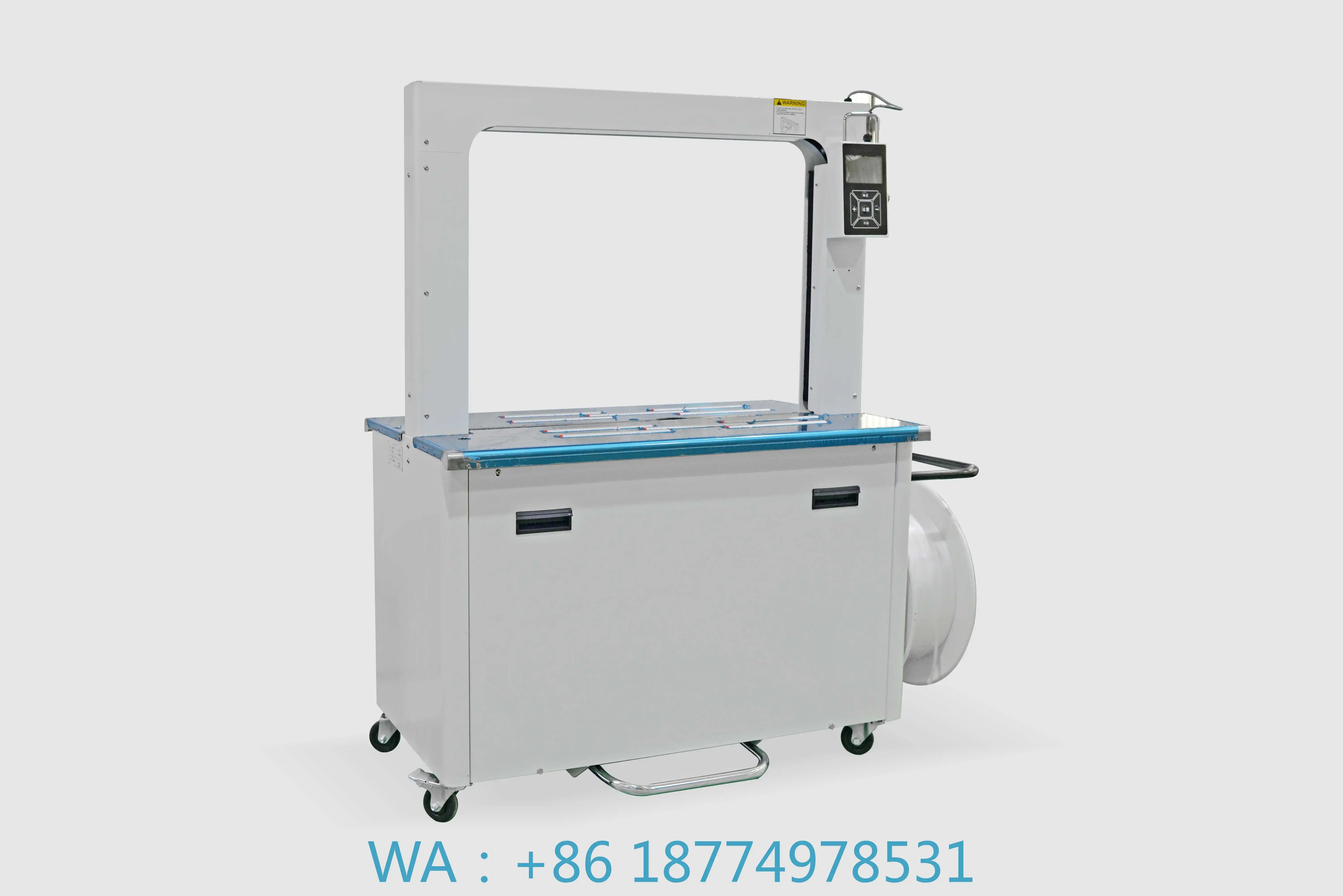 S Strap Plastic Belt Box Carton Wrapping Strapping MachineD-860H High Speed Automatic