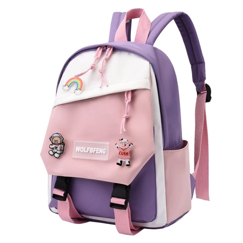 Children Cartoon Backpacks Boys Girls Primary School Zipper Students Book Bag Handbag Toddler Schoolbag Kids Outdoor Travel Bag