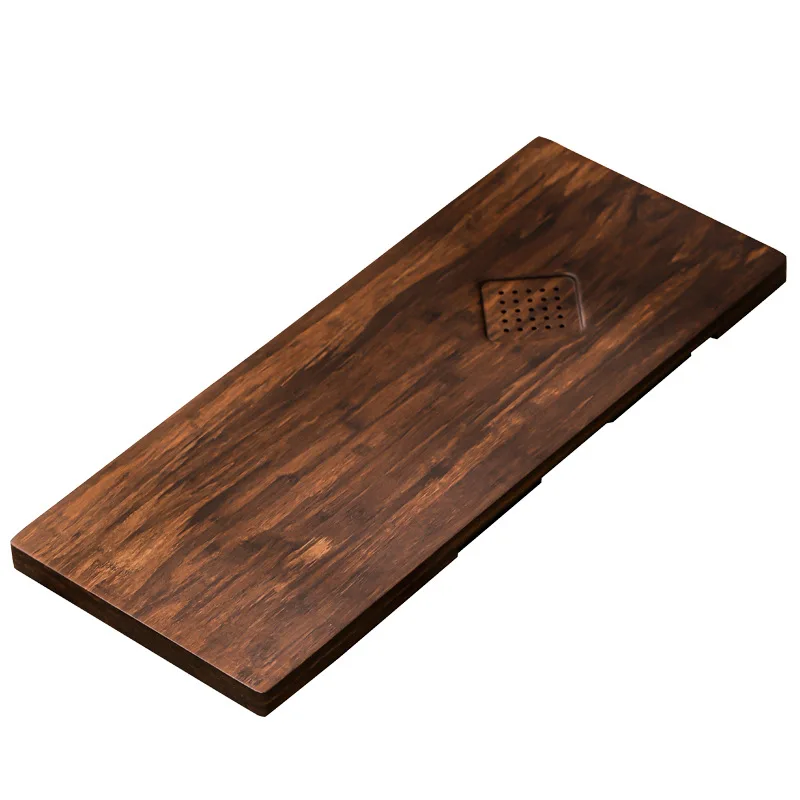 

Heavy bamboo tea tray household solid wood dry and wet dual-purpose integrated water storage and drainage type