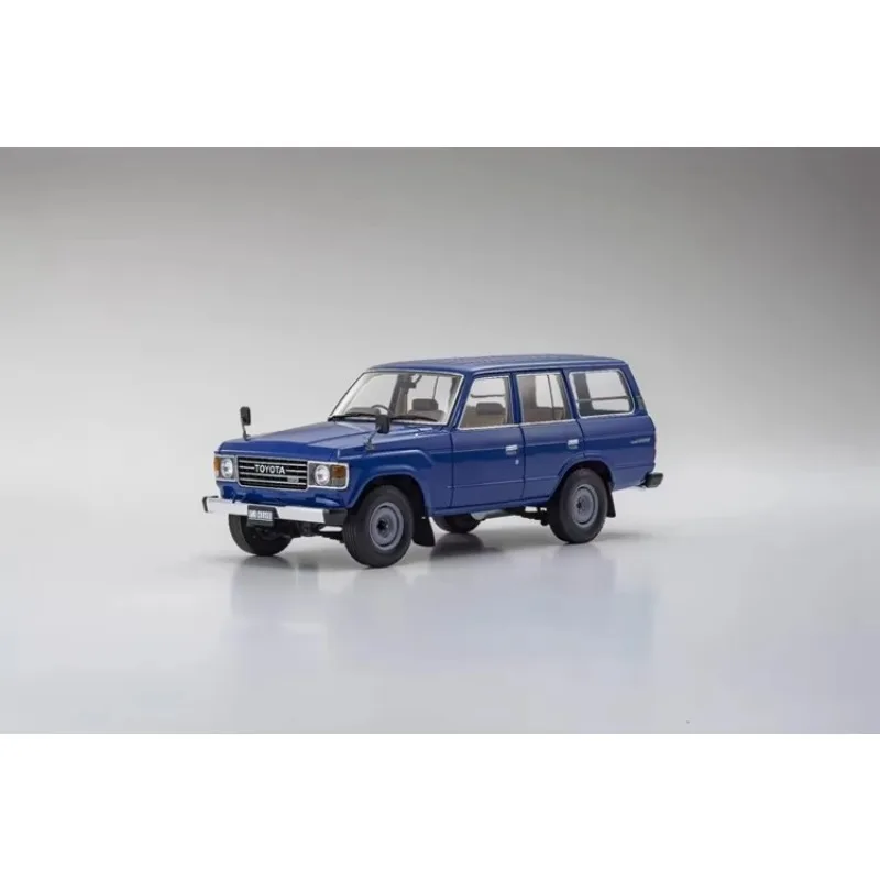 Kyosho 1/18 Toyota Land Cruiser LC60 Diecast Vehicle Model Premium Metal Static Display Cars Model Boy Amazing Collection Gifts