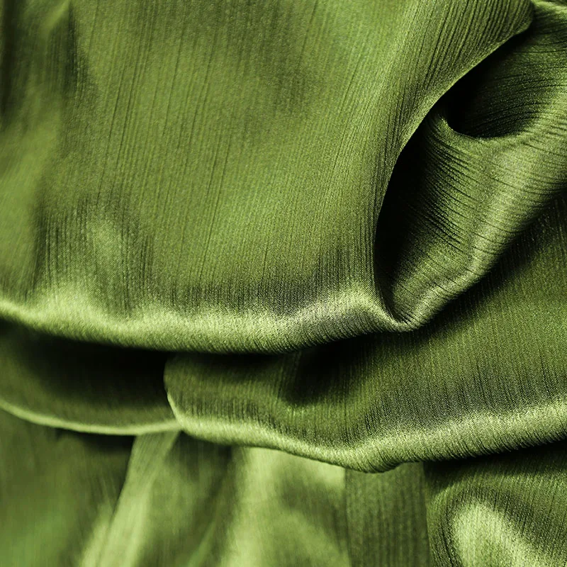 Shiny Crepe Silky Satin Fabric Texture Charmeuse Cloth for Sewing Clothes Dress Shirt White,Pink,Blue,Green,Red By the Meter