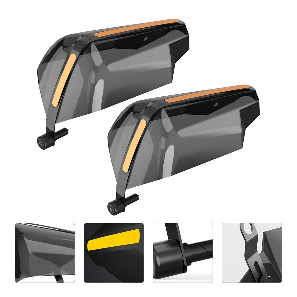 

Motorcycle Windproof H Guards PC Material Protective Cover Transparent Large Size Fits Practical