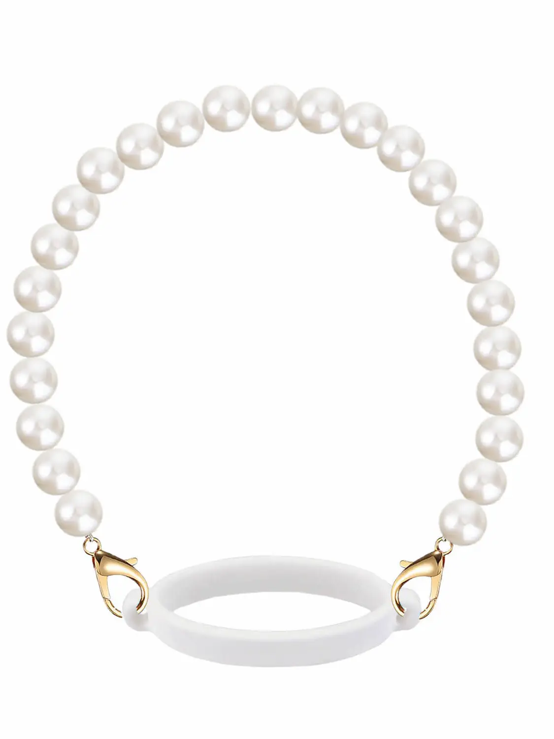 

New 2025 Pearl Handheld Cup Cover Thermal Cup Universal Crossbody with Cup Chain Portable Handheld Strap Universal Fit