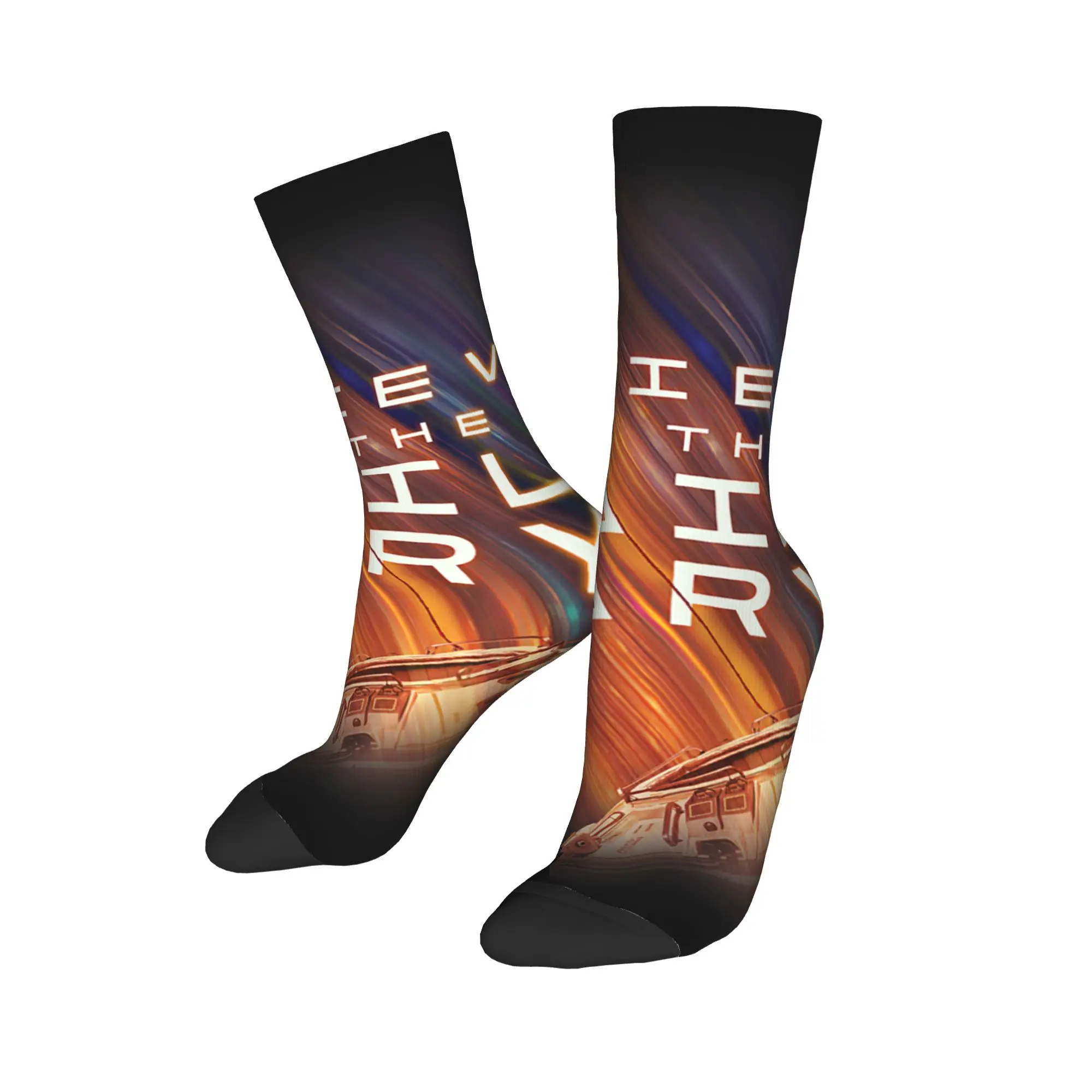 Funny Believe in the Project Hail Mary Amaze Basketball Socks  Polyester Long Socks for Women Men Sweat Absorbing