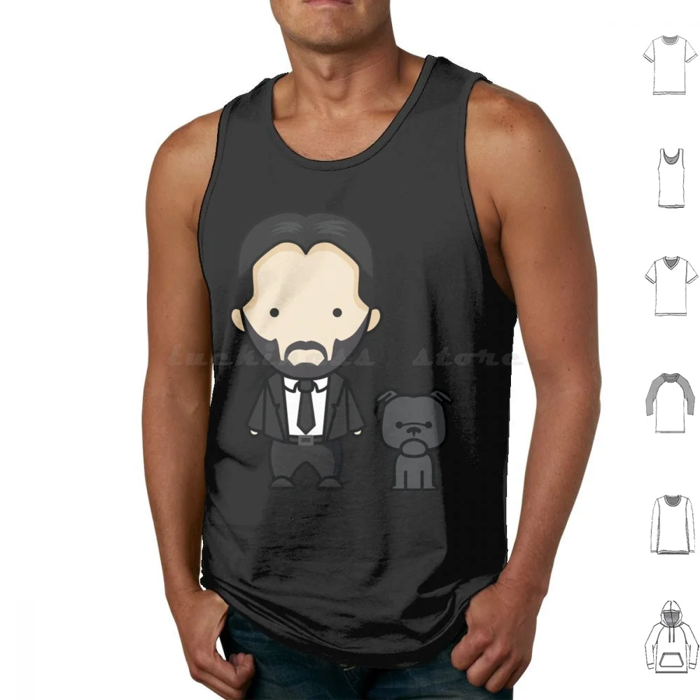 John Wick Tank Tops Vest Sleeveless John Wick Keanu Reeves Keanu Wick John Reeves Movie Matrix Movies The Matrix