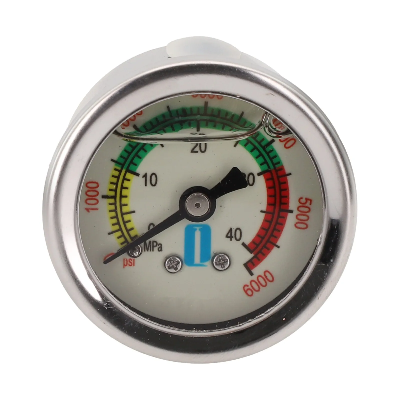 2 Inch Pool Filter Water Pressure Dial Hydraulic Pressure Gauge Meter Manometer Stainless Steel 0-6000PSI 0-40MPa     New