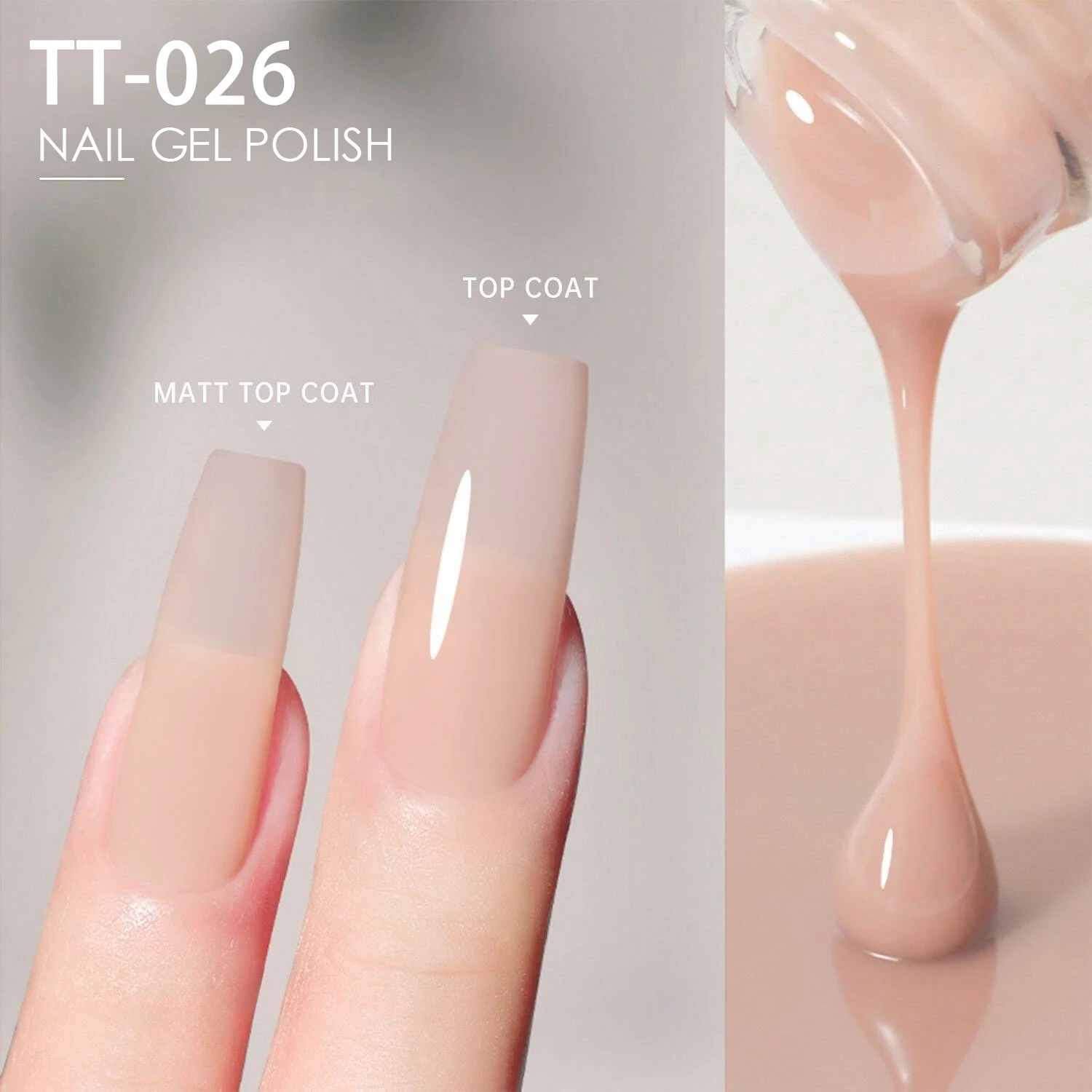 

TARTU 8ml Semi Permanent Jelly Gel Nail Polish Black White Pink Natural Nude Nails Art Soak Off UV/LED Varnish Nail Art