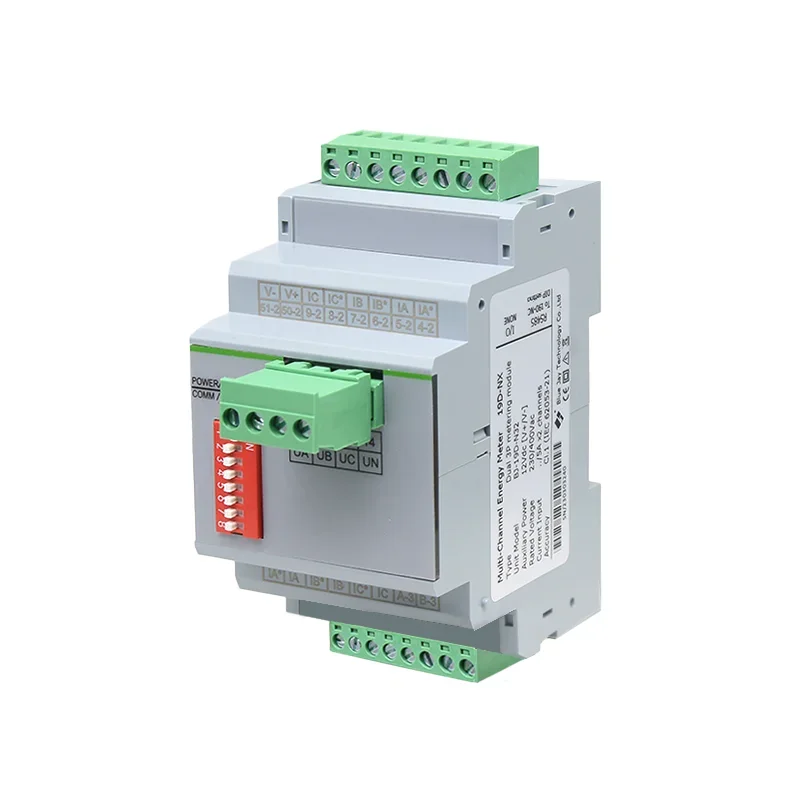 Compteur d'énergie de puissance multifonction triphasé numérique modulaire avec compteur d'énergie bidirectionnel CT Modbus
