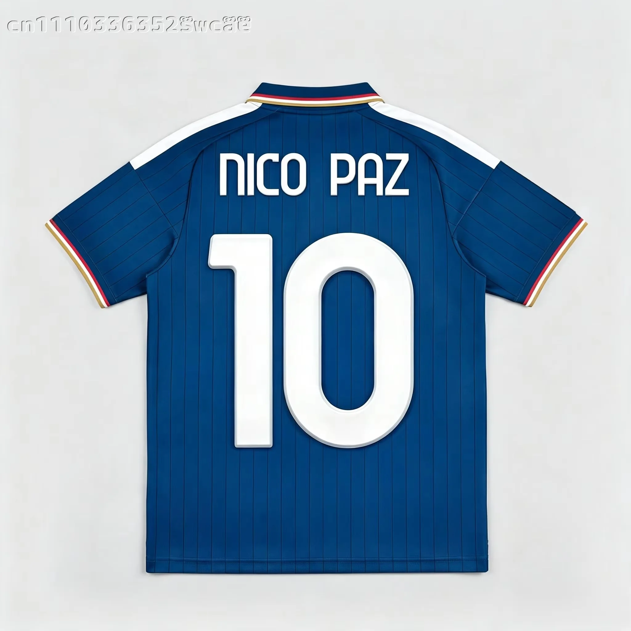 Como Nico Paz #10 Men's Football Jersey Shirt Summer Training Breathable Sweatshirt Family Matching 26-27 Season