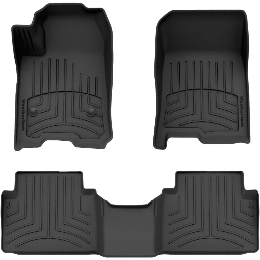 

FloorLiner HP Custom Fit Floor Mats for Canyon, Colorado (Carpet Floor) - 1st & 2nd Row (441818-1-2IM), Black