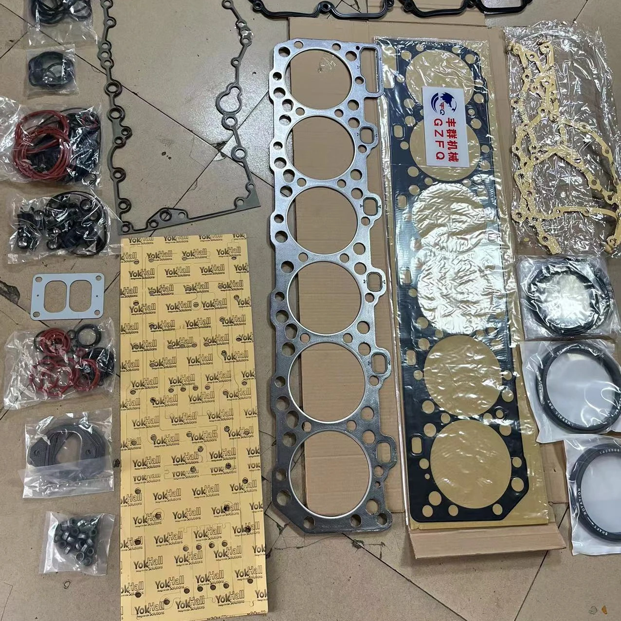 

Excavator Part Full Gasket Repair Kit C15 Cylinder Head Gaskets Set Cylinder Full Gasket Kit For Excavator Parts