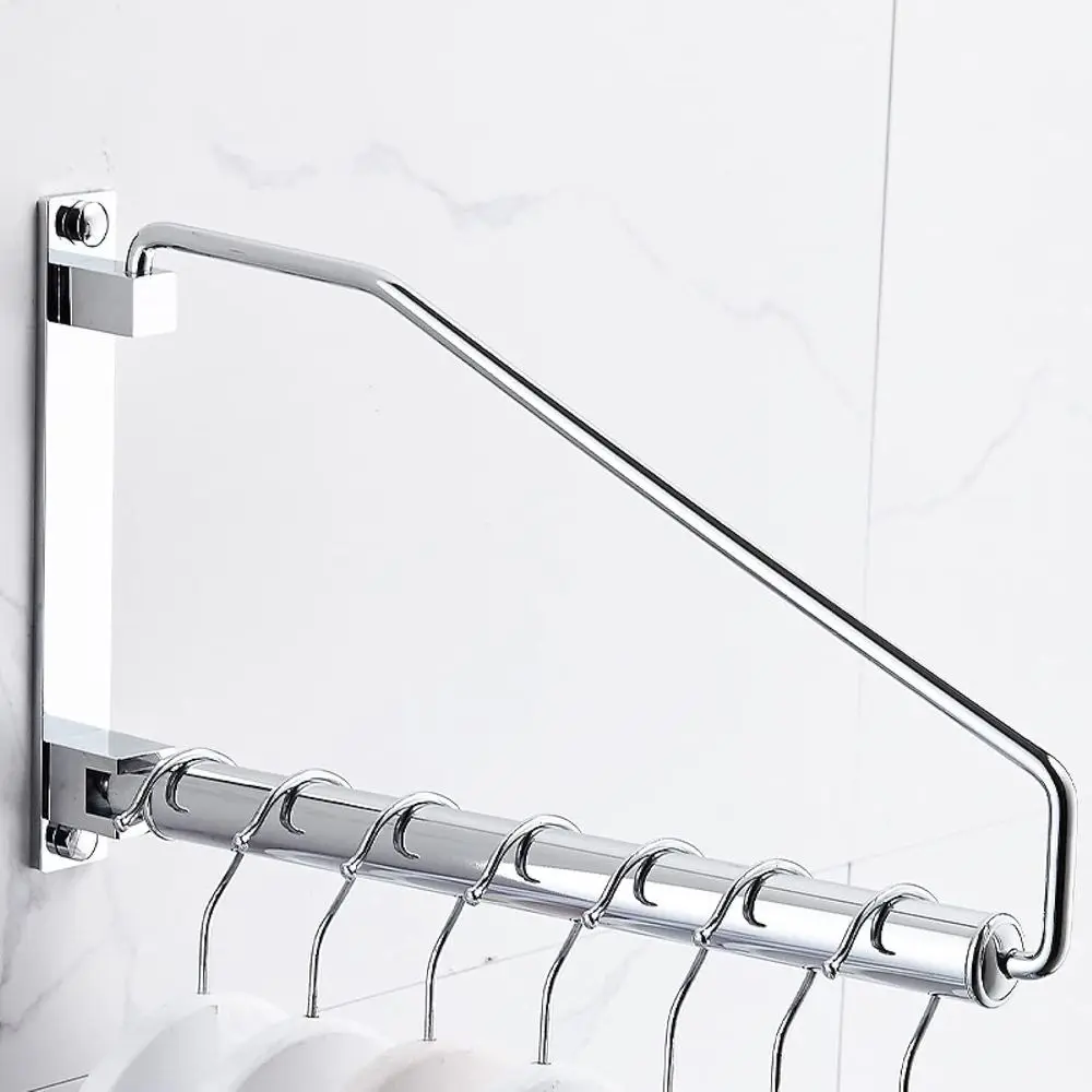 

Copper Rotating Clothes Drying Rack - Nordic Style, Space-Saving Design, Invisible Towel Rack
