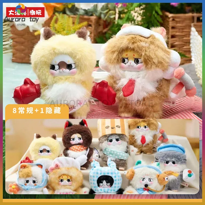 

Новая детская три слепых коробки, кошачий король, работающая в рабочем месте, серия, загадочная коробка, кукла, кавайный орнамент, игрушка на заказ для девочек, подарок на день рождения