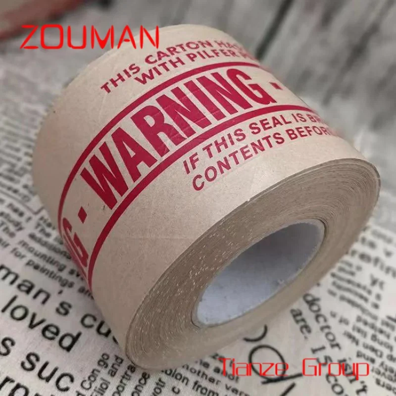 Custom , 2% Discount  Strong Custom reinforced gummed Printed Kraft Paper Tape