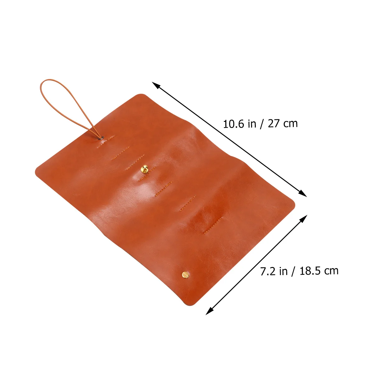 

Microfiber Pen Bag Simple Digital Storage Roll For Man Lightweight Organizer For Pens Usb Cables Keys Non-Woven Lining
