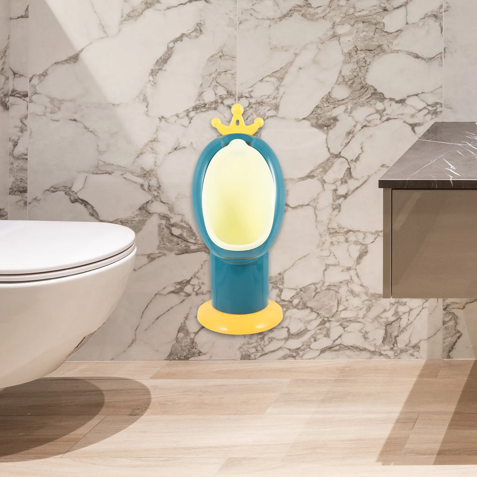 Wall Mountable Urinal for Adjustable Height Pee Training Urinal Smooth Easy Clean Standing Potty for Potty
