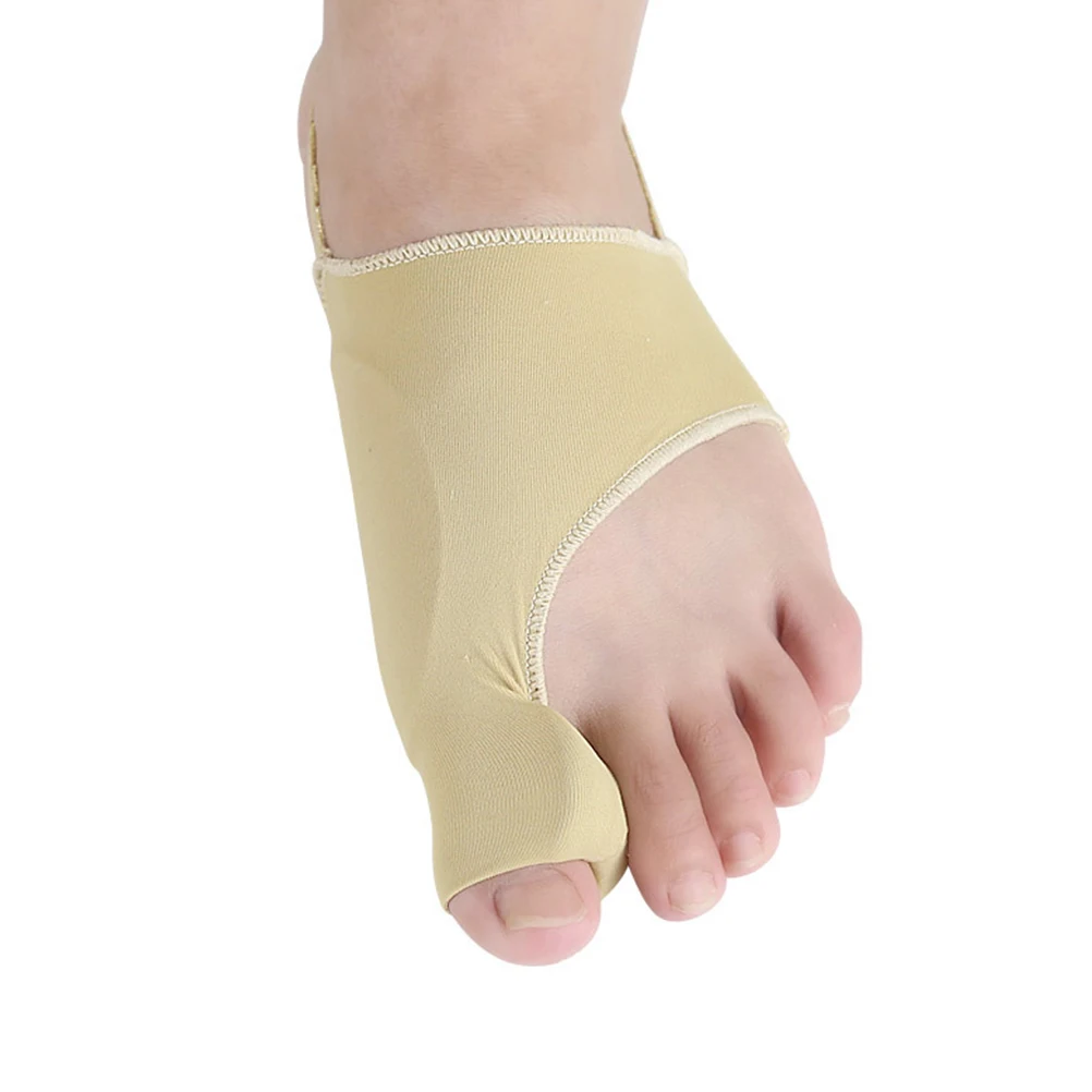 

1 пара выпрямителей для пальцев ног, корректор вальгусной деформации большого пальца стопы, женская ночная одежда Sebs, дышащая поддержка, размер L, хаки, здравоохранение