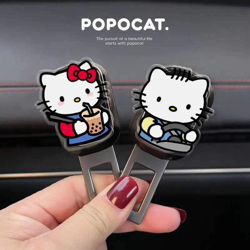 

Cartoon Peripheral Hello Kitty Car Seat Belt Limiter Cartoon Car Accessories Children's Seat Belt Extension Fixer Gift Wholesale