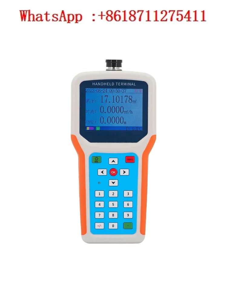 Handheld portable Doppler flowmeter, current meter, river channel probe, monitoring table, ultrasonic channel flow rate