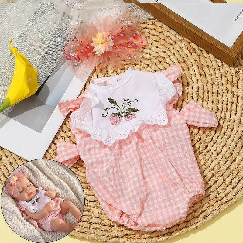 40Cm Pop Kleding Jurk Jumpsuit Vest Voor 15.75Inch Nieuwe Baby Reborn Pop Accessoires Baby Meisje Diy Kleding Speelgoed voor Babypoppen
