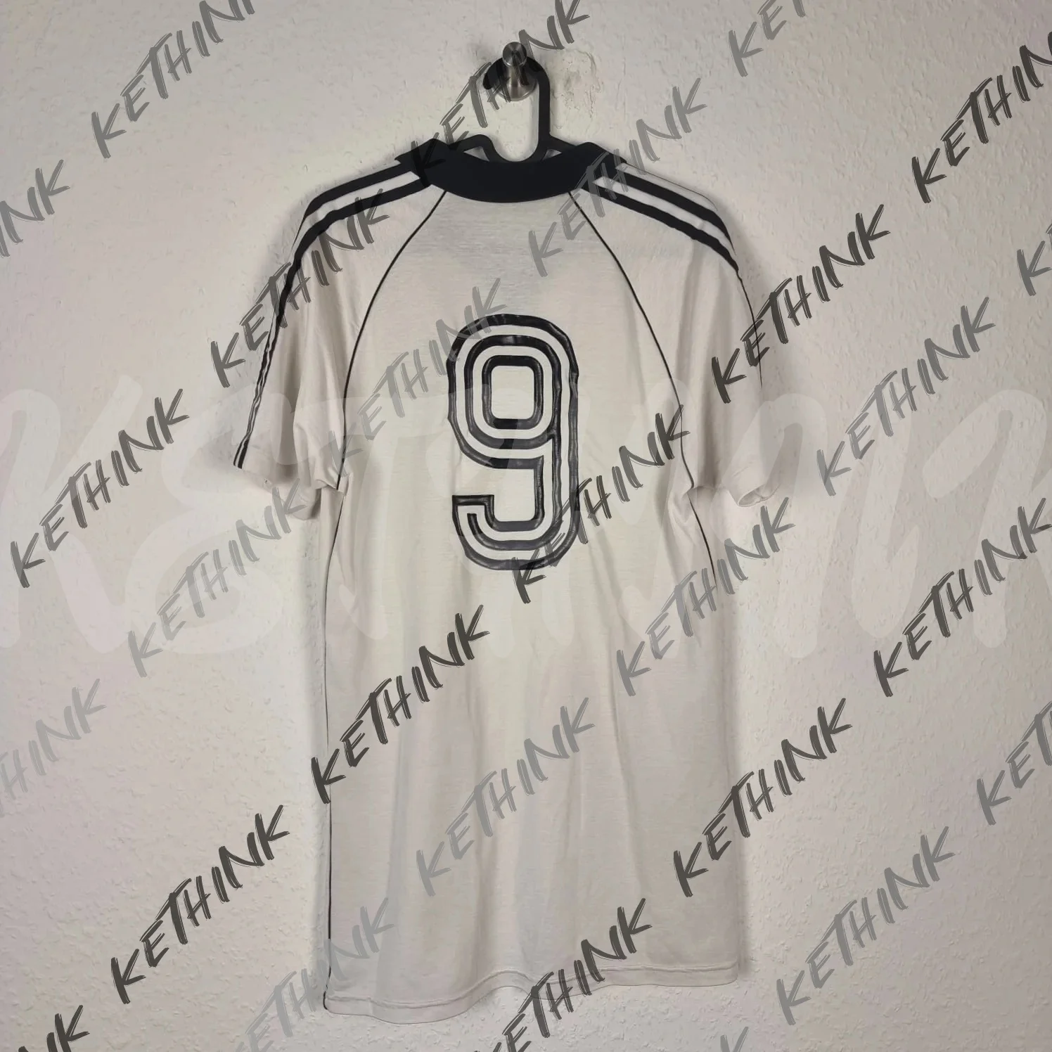 

Мужская рубашка поло без пуговиц 2025 г., популярный немецкий футбольный мужской трикотаж, свободный и дышащий трикотаж большого размера