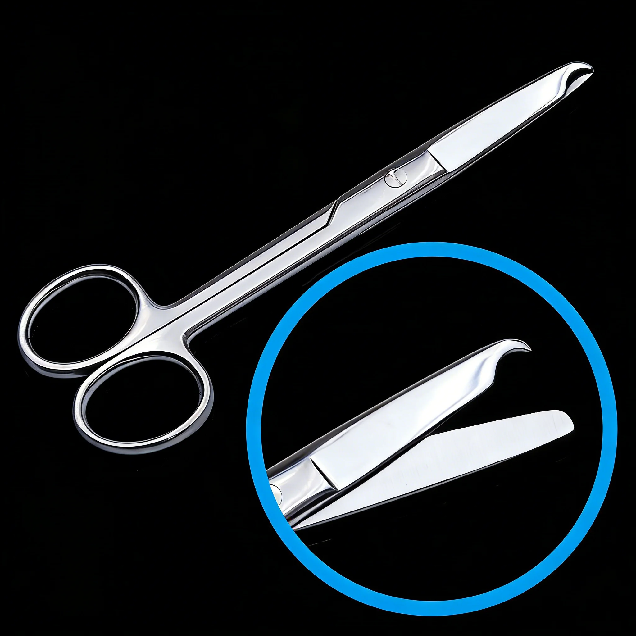 

2Pcs/set Spencer Stitch Suture Removal Scissors Medical Grade Dental Medical Surgical Instruments Tools