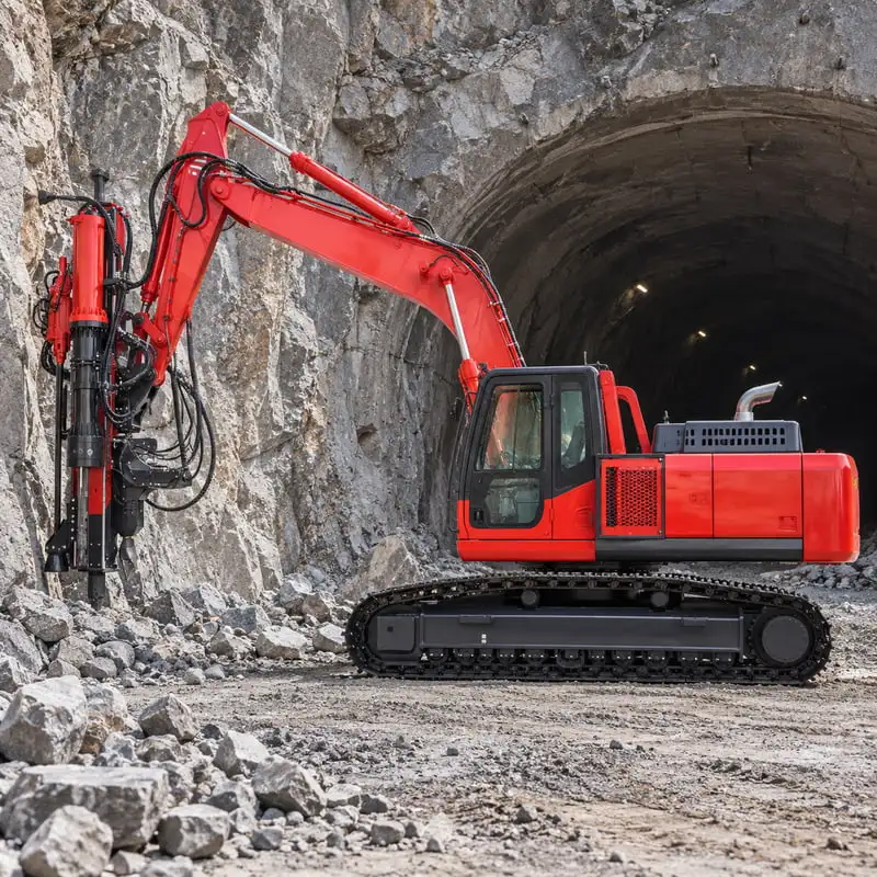 All Terrain Excavator Rock Drill for Underground Rock Work Customized Excavator Rock Splitter with Controlled Fracture Action