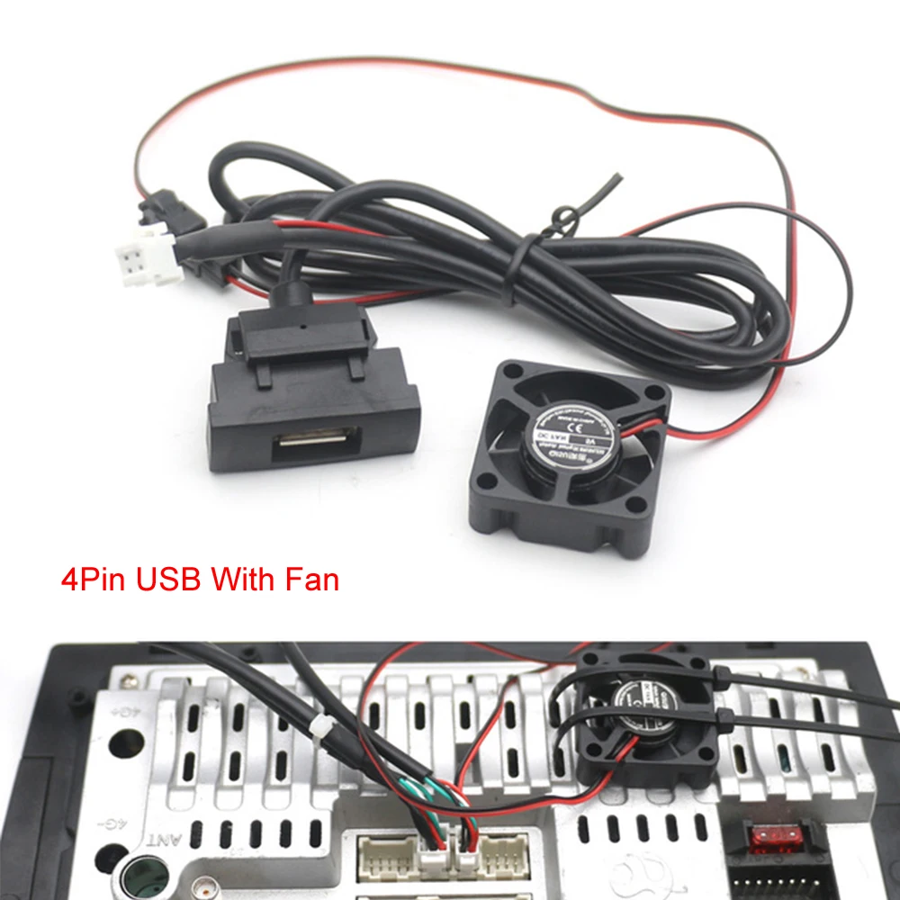 4 6 Pin Dual USB Car Radio RCD510 RNS315 Interface Cable Adapter for VW Skoda Octavia Android Multimedia Navigation