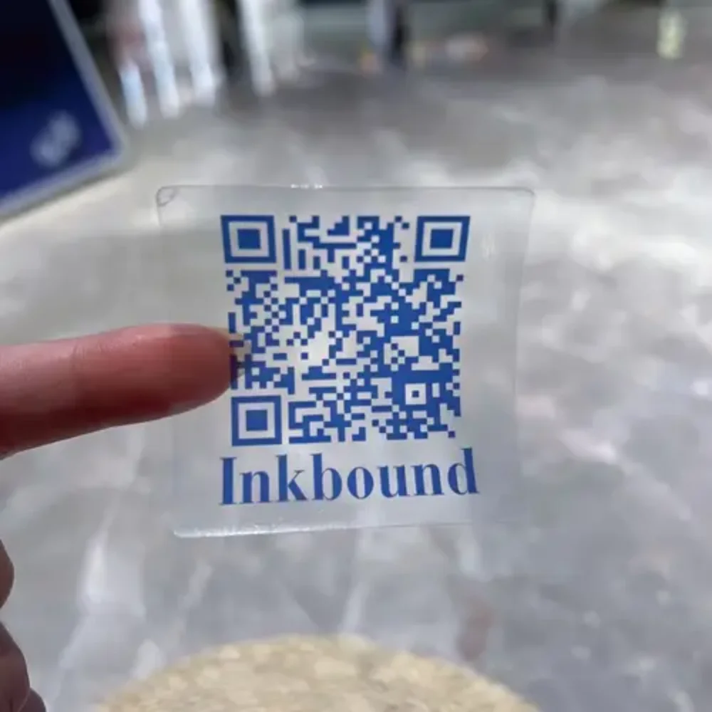 45–50 Stück personalisierte Aufkleber – 4 einzigartige Materialien (weißes PVC, klar, holografisch, Kraft) – entwerfen Sie Ihr eigenes! – Detail 5