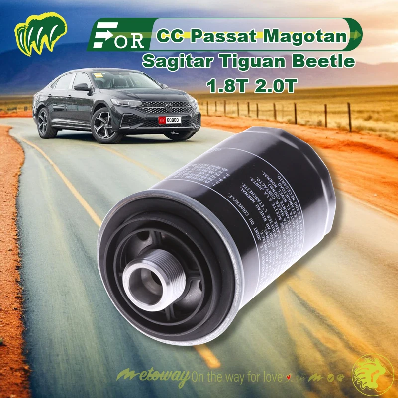 

For VW CC Passat Magotan Sagitar Tiguan Beetle 1.8T 2.0T Engine Oil Filter Replace Filter Engine Oil Filter Element Filter Grid