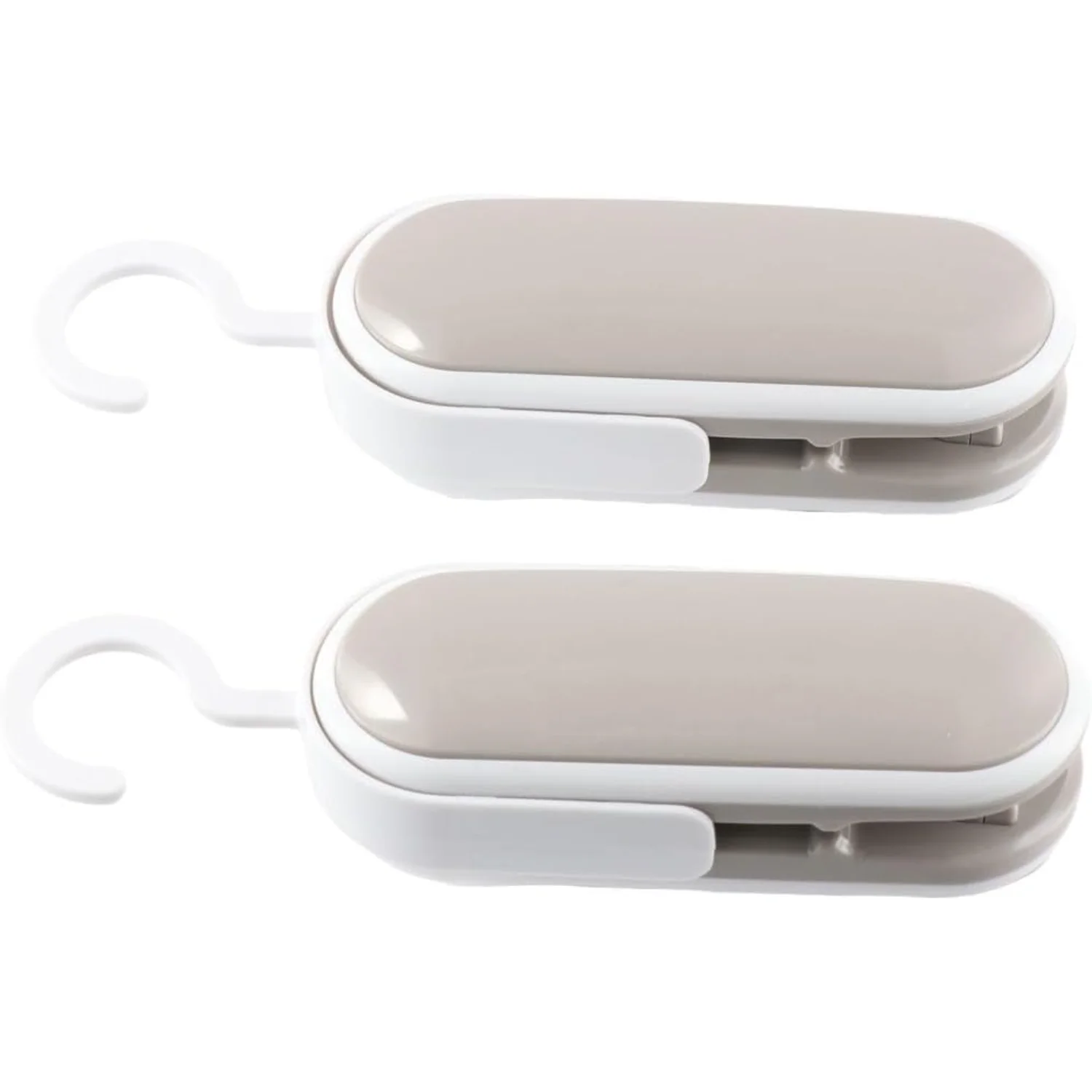 2 упаковки мини-запайщика пакетов, портативные термовакуумные упаковщики 2 в 1, упаковщик пластиковых пакетов с мини-запайкой для пищевых продуктов для стружки (без батареи)