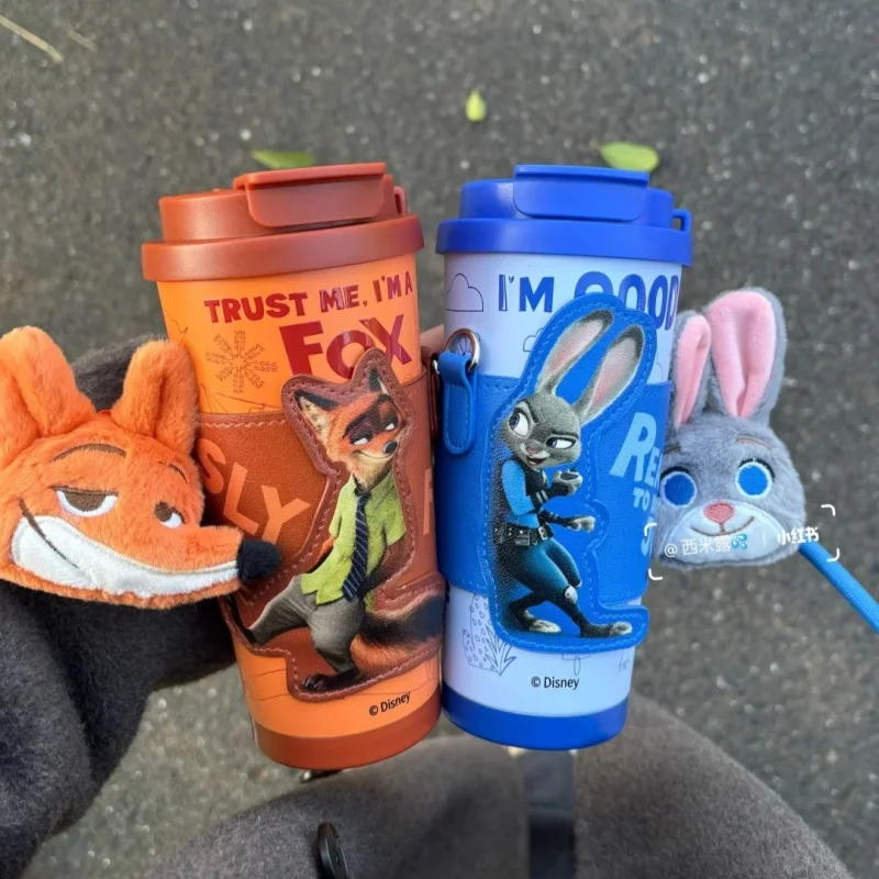 

New Disney Authorized Zootopia 2 Judith Nick Coffee Thermos 316 Stainless Steel In Stock