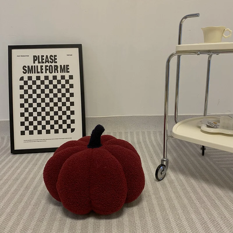 1PC 20/28/35CM Nordic Stil Kürbis Geformt Werfen Kissen Weiche Angefüllte Pflanze Plüsch Kissen Sofa wohnzimmer Dekoration Spielzeug