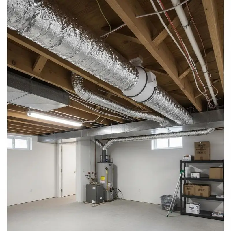 Conduit flexible en aluminium de 7620 mm de long, conduit de ventilation Φ208 mm, tuyau flexible en aluminium, conduit d'air R-6, valeur de résistance thermique, épaisseur du tuyau de 25 mm, tuyau en aluminium, tuyau flexible, rembourrage isolant Owens Corning, conduits d'air