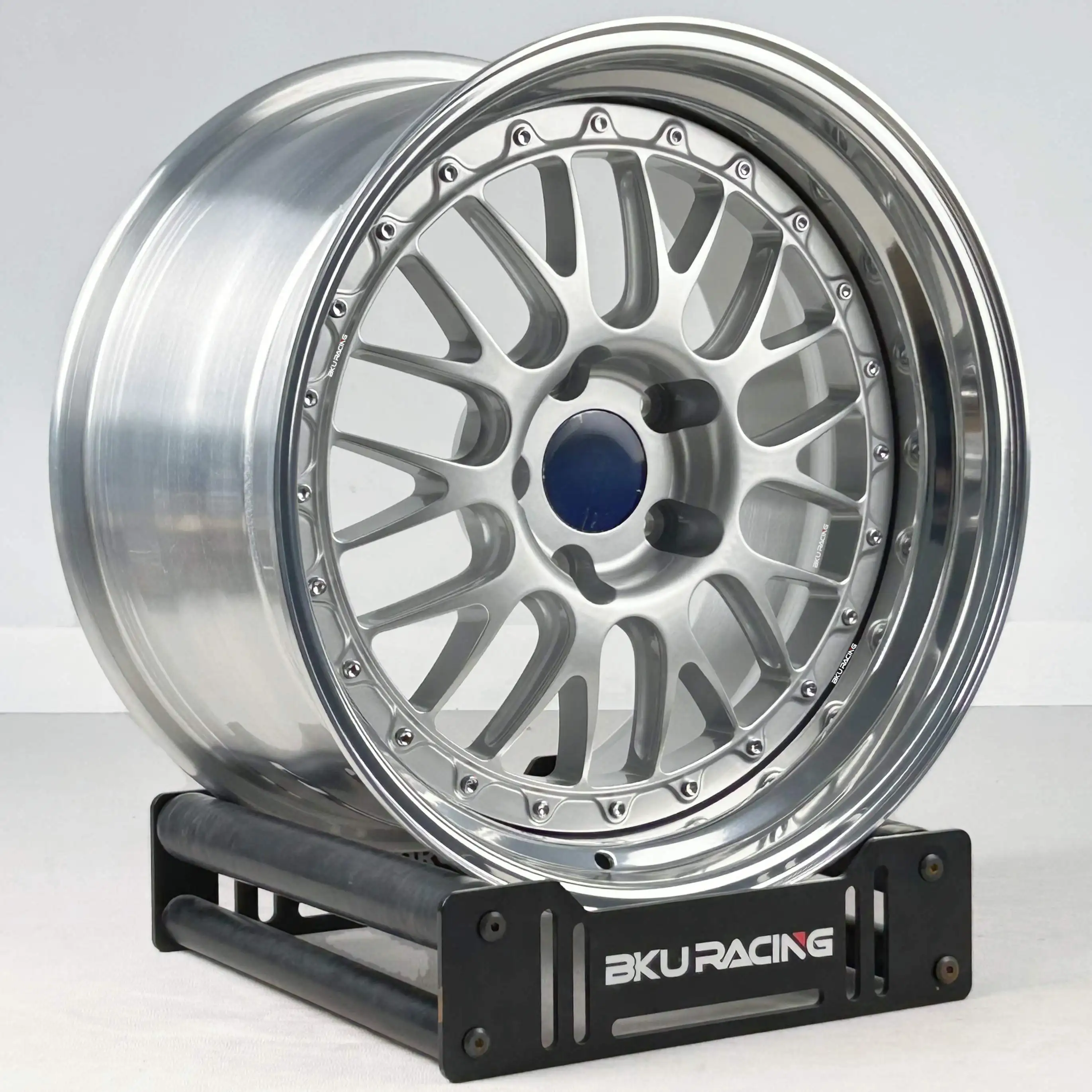 عجلات مزورة مكونة من قطعتين لبورشه 997 991 992 964 توربو 911 996 18 19 20 21 بوصة سبيكة 5x130 E88 عجلات #3