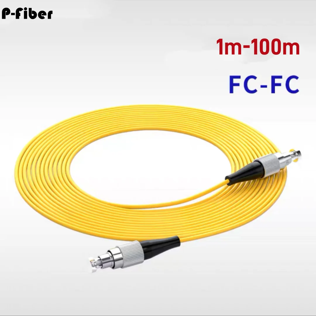 optical fiber jumper FC-FC UPC 10pcs 1-30m Singlemode patchcord 20M 15M 10M Simplex extension cable FTTH P-fiber