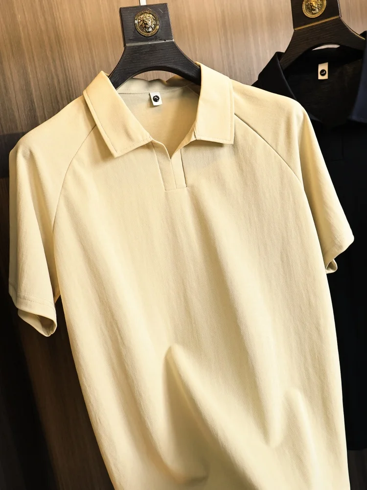   Shirt! Moisture Wicking! Summer Men's Lightweight Business Commuting Versatile Collared Short Sleeve  Shirt