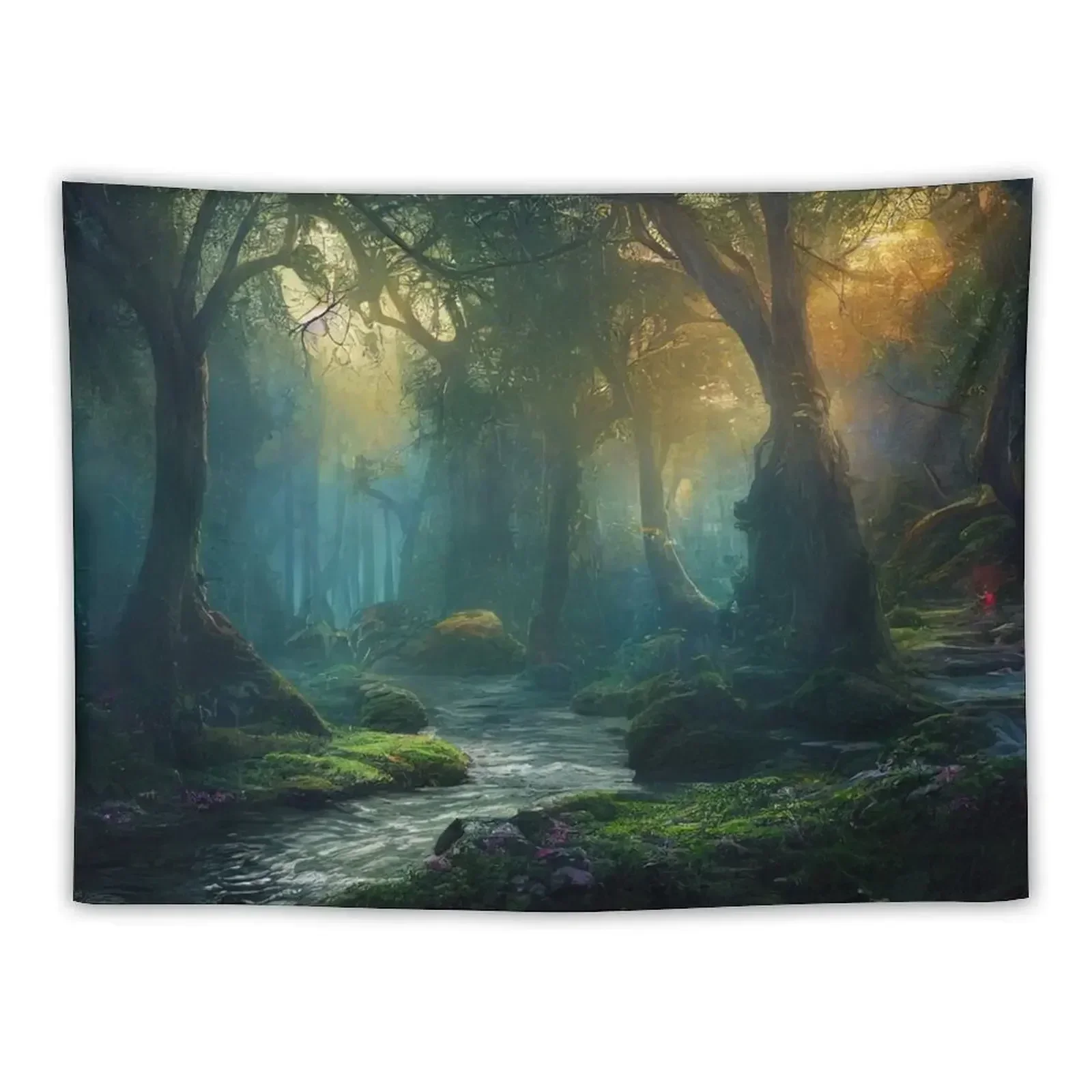 Enchanted Magical Forest Woodland Tapestry Bedroom Deco Decoration For Home Aesthetics For Room Wall Decor Hanging Tapestry