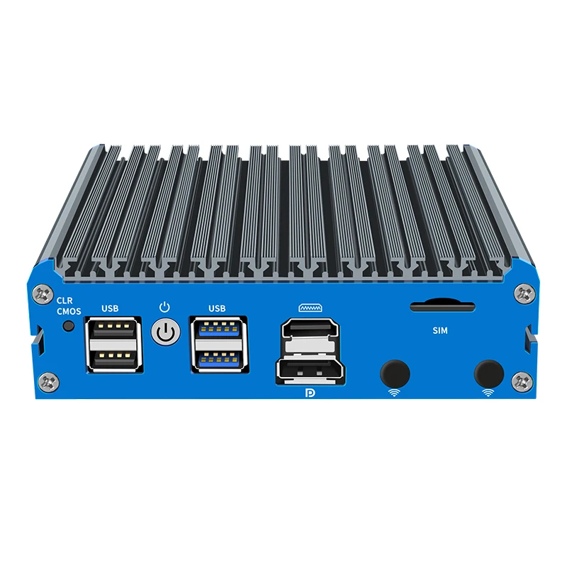 N100 Intel Celeron N6005 J5005 N5100 Mini PC sans ventilateur 4 * I226-V 2.5G LAN 1COM DP HDMI pfSense routeur souple ordinateur Pokect Win11