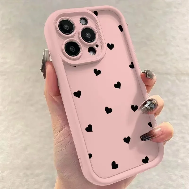 Phone Case New High Quality Screen full of love all-inclusive emery For iPhone 11 13 14 15 Pro Max 12 Mini 7 8 Plus XS XR SE