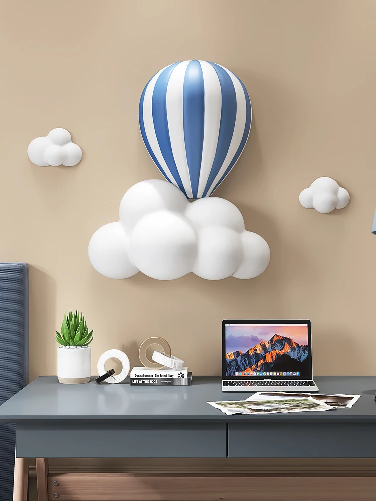 

Hot Air Balloon 3D Three-dimensional Relief Wall Decoration Living Room Sofa Background Wall Decoration Room Hanging Painting