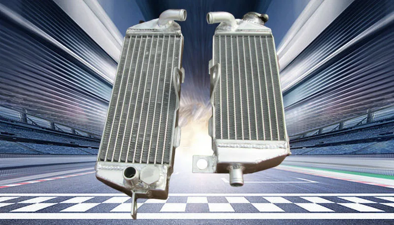 Aluminum radiator For Kawasaki KDX200/KDX220 1997-2006 97 2001 2002 2003 2004 2005 97 98 99 00 01 02 03 04 05 06