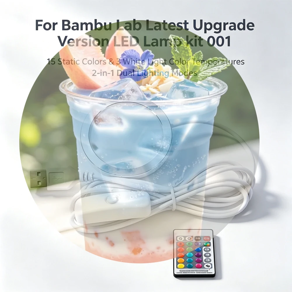 3D Printing Model - ชุดหลอดไฟ LED สำหรับ Bambu Lab รุ่น