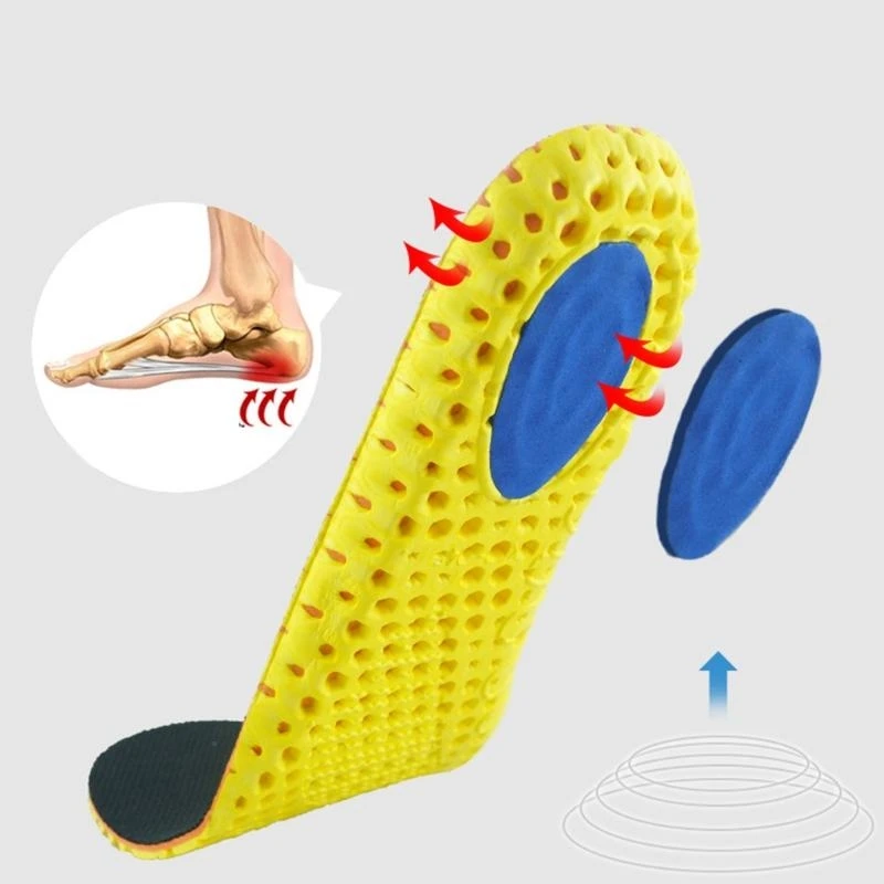 

K0EF 1 пара стельок для спортивной обуви из ЭВА, дезодорант, амортизирующая спортивная вставка, новая подушечка