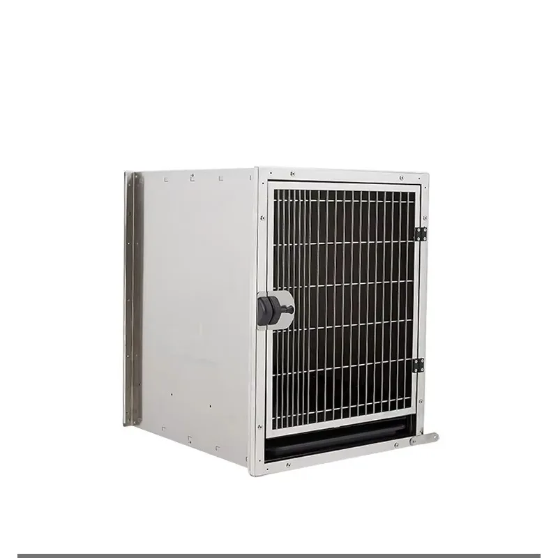 Modern Simple Classic Medium Size Pet Boarding Cage 304 Stainless Steel Door 201 Stainless Steel Cage Body Silent Lock