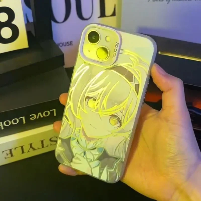

3D Cute Cartoon Girl Honkai Star Rail Phone Case for iPhone 16 15 14 13 12 11 17 Pro Max Plus Air Mini Firefly Kawaii Back Cover