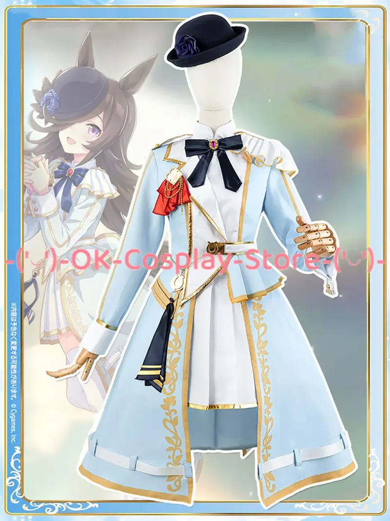 Rice Shower Cosplay Costume Game Pretty Derby Cosplay Suit Women Cute Dress With Hat Carnival Uniform Anime Clothing Custom Made