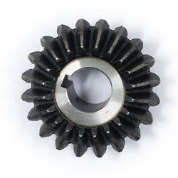 1Pcs 20 Tooth 2.5 Module Bevel Gear With Keyway 1:1 90 Degrees 45# Steel Mechanical Power Transmission Gear