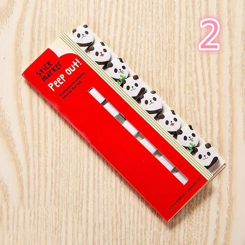 1pc Animals Panda Cat Memo Pad Sticky Notes  Notebook Stationery Note Paper Stickers