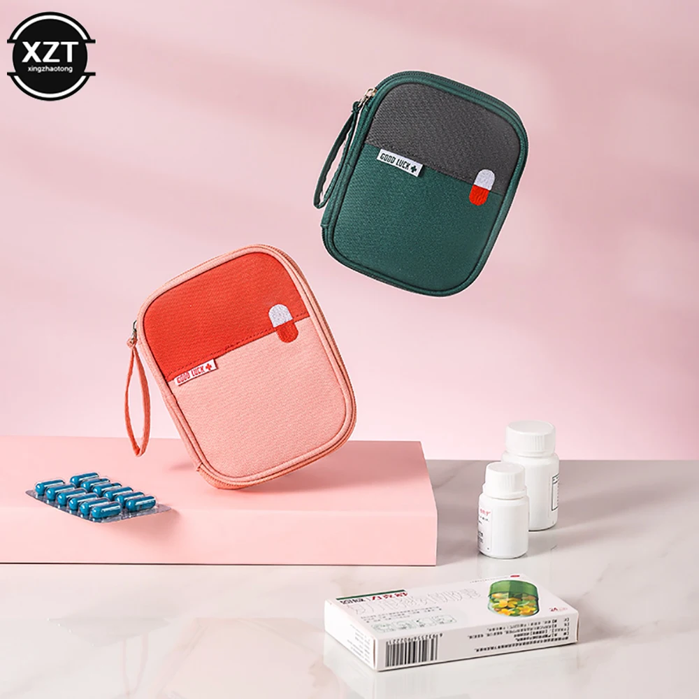 NEW Outdoor Medical Bag,Travel Storage Bag For Medicines,Empty First Aid Bag,Household Organizer For Tablets,Portable Pill Bag